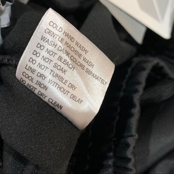 NWT S2 Sports Track Walking Pants Full Length Black Womens Sz M - Picture 10 of 10